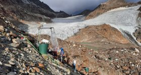 Regensimulationen im Gletschervorfeld des Grastalferners