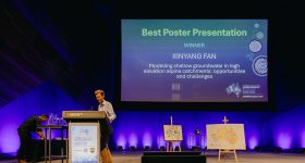 IAH Best Poster Award at the World Groundwater Conference for SEHAG contribution by Dr. Xinyang Fan